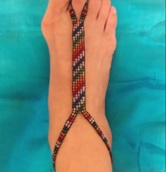 NYOSHOOS BAREFOOT SANDALS FOOT JEWELRY - Picture 2 of 12